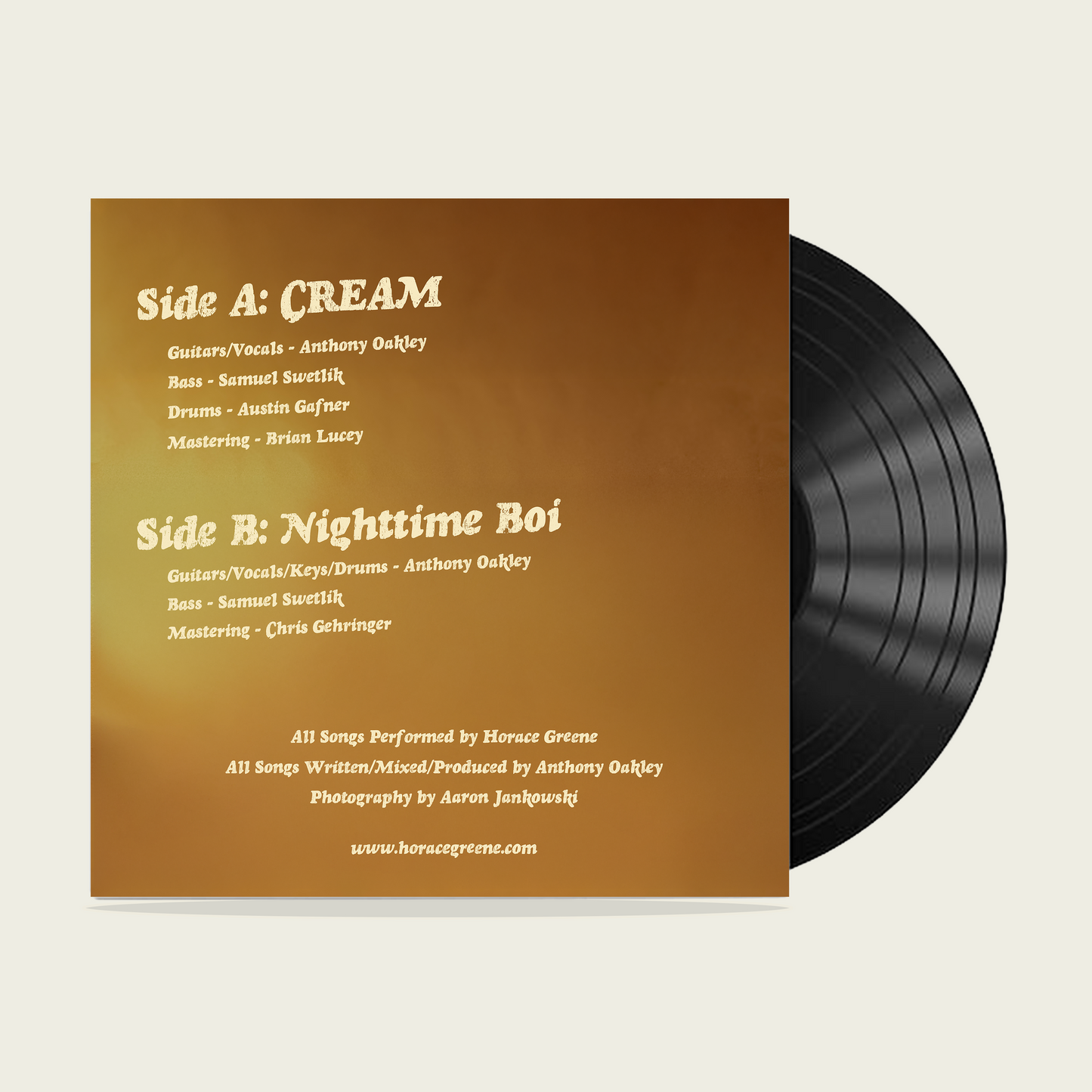 Cream / Nighttime Boi - 7" Vinyl Record